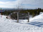 Slope signage in the Idre Himmelfjäll ski area
