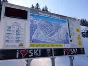 Slope map with status display