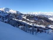 View over the ski resort from Monte Vigo