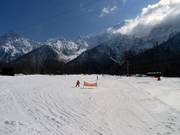 Beginner slope in Le Tourchet