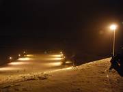 View of the small ski area