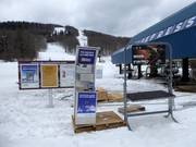 Information at the valley station