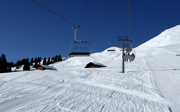 Gstaad: best ski lifts – Lifts/cable cars Rinderberg/Saanerslochgrat/Horneggli – Zweisimmen/Saanenmöser/Schönried/St. Stephan