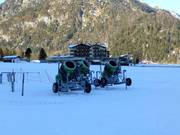 Snow cannons at the Planberg and Wiesen lifts
