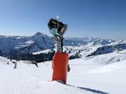 Snowmaking in Damüls