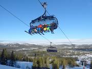 H5 West Express Hundfjället by Nordea - 8pers. High speed chairlift (detachable) with bubble and seat heating