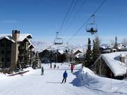 At the Silver Strike Express chairlift