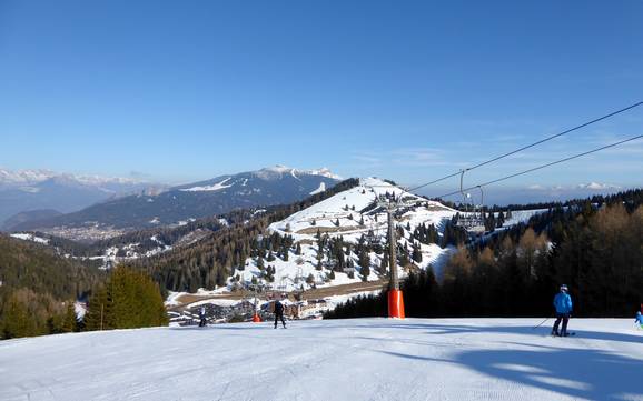 Highest base station on the Alpe Cimbra – ski resort Folgaria/Fiorentini