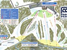 Trail map Paoli Peaks