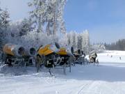 Snowmaking in Lipno
