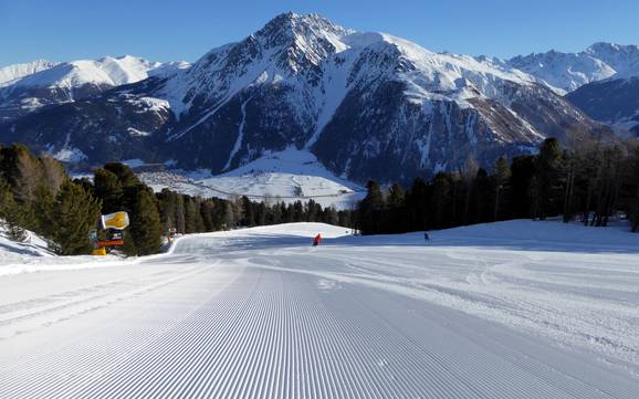 Best ski resort in the Venosta Valley (Vinschgau) – Test report Belpiano (Schöneben)/Malga San Valentino (Haideralm)