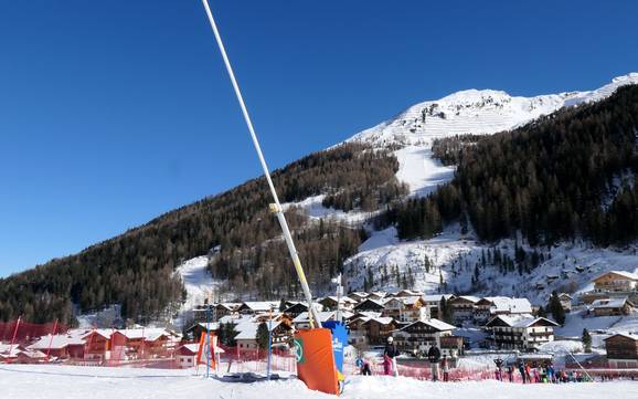 Snow reliability Passeier Valley (Passeiertal) – Snow reliability Pfelders (Moos in Passeier)