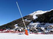 Snowmaking in the Murmi Snowpark