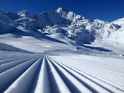 Very well-groomed slopes in Splügen