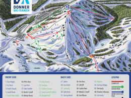 Trail map Donner Ski Ranch