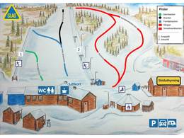 Trail map Asbybacken (Asby Alpina)