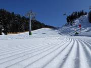 Very well-groomed slopes on the Turracher Höhe