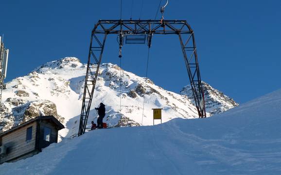 Val Bregaglia (Bergell): best ski lifts – Lifts/cable cars Aela – Maloja