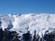 View of the slopes of Carosello 3000