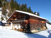 The Galtalm in the middle of the ski area