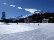 Cross-country trail in St. Moritz-Bad