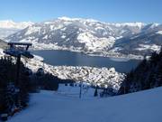 Zell am See at the ski resort