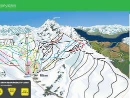 Trail map The Remarkables