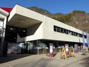 Well-maintained ticket area Meran