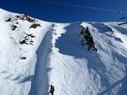 Down through rocky gullies