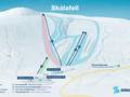 Trail map Skálafell