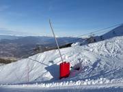 Snow lance in the ski resort of Monte Bondone