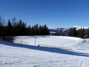 Storage pond for snowmaking