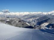 Perfectly groomed slopes