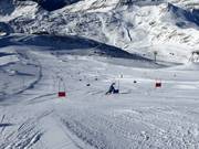 Official training area for the Austrian ski team on the Moelltal Glacier