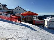 Duin's umbrella bar - stop at the Kapellen lift with a 360 degree panorama view