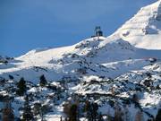 Open ski terrain below the Grubigstein