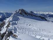 High-altitude cross-country trail at Kitzsteinhorn