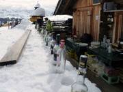 Snow bar in the ski area of Alta Badia