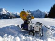 Snow cannon in the ski resort of Jöchelspitze 