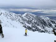 Elk Ridge with panoramic view of the Great Salt Lake (Großer Salzsee)
