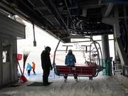 The friendly staff always helps with getting off.