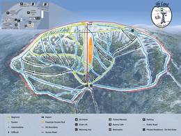 Trail map Skiland – Mt. Aurora