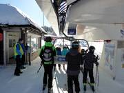 The staff is always present at the entry point.