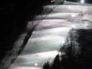 Night skiing