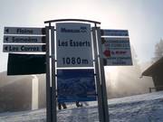 Signposting in the ski area