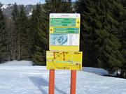 Slope signage in Balderschwang