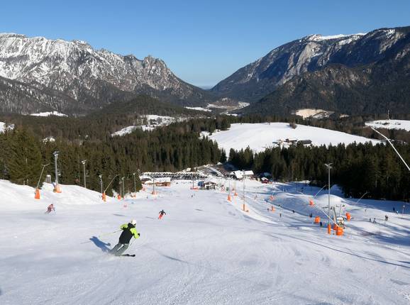 FIS-Abfahrt slope in the ski resort of Götschen