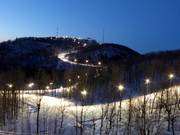 Night skiing