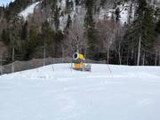 Efficient snow cannon in the ski resort of Kolašin
