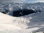 View of the Teufi ski route